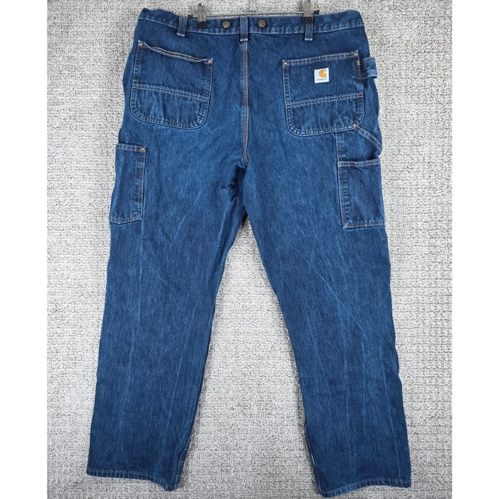 Carhartt Rugged‎ Flex Relaxed Fit Utility Logger Double Knee Jeans 40x32 Dark